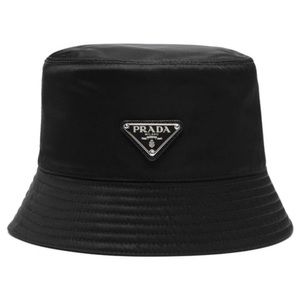 Prada black bucket hat